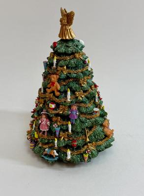 Sale Photo Thumbnail #376: Very good physical condition, but music box doesn't play. Approx. 8.5" tall.