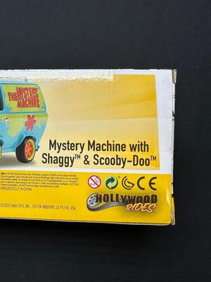 JADA SCOOBY DOO! MYSTERY MACHINE WITH " SHAGGY & SCOOBY-DOO" HOLLYWOOD RIDES