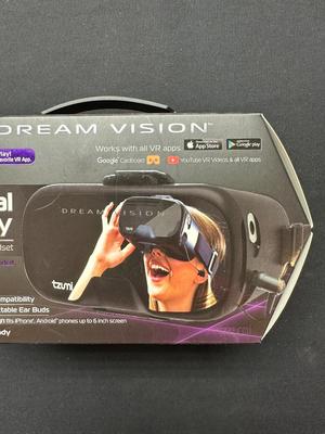 DREAM VISION VIRTUAL REALITY SMARTPHONE HEADSET UNIVERSAL DESIGN