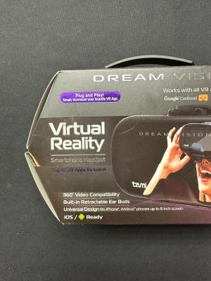 DREAM VISION VIRTUAL REALITY SMARTPHONE HEADSET UNIVERSAL DESIGN