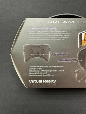 DREAM VISION VIRTUAL REALITY SMARTPHONE HEADSET UNIVERSAL DESIGN