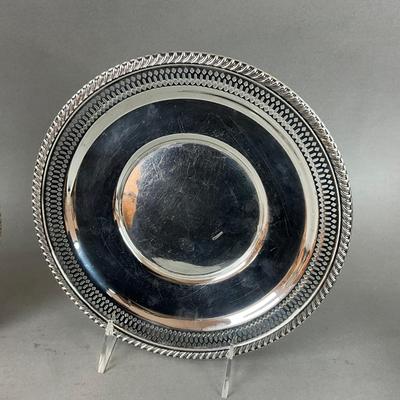 K622 Pair Of Sterling Silver Preisner Reticulated Plates/Trays