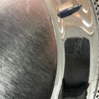 K622 Pair Of Sterling Silver Preisner Reticulated Plates/Trays