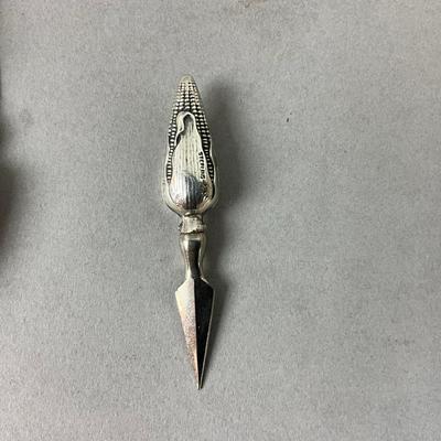 K629 Sterling Silver Corn Cob Holders By Webster