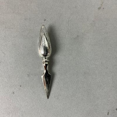 K630 Set Of Seventeen Sterling Silver Corn Cob Holders