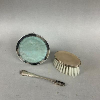 K635 Sterling Silver Baby Brush Set