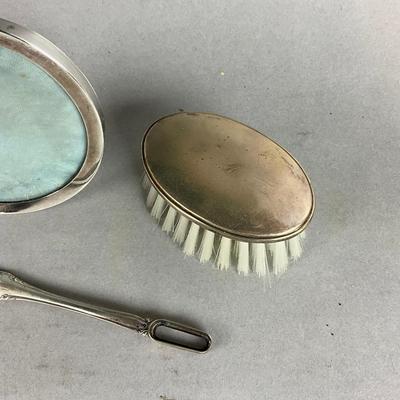 K635 Sterling Silver Baby Brush Set