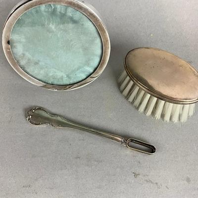 K635 Sterling Silver Baby Brush Set