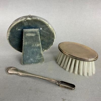 K635 Sterling Silver Baby Brush Set