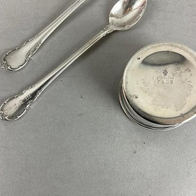 K637 Three Piece Sterling Baby Cup & Spoon Set