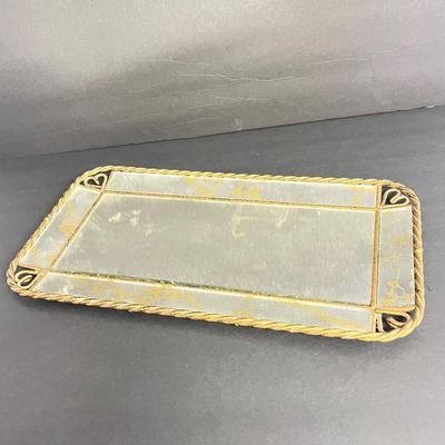 LOT 414: Vintage Accessory Tray and Trinket Boxes