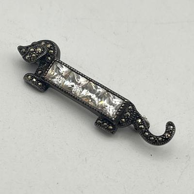 LOT 418: Sterling Silver Brooch/Pin Lot - 15.5 GTW