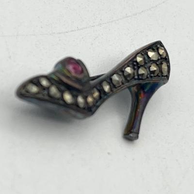 LOT 418: Sterling Silver Brooch/Pin Lot - 15.5 GTW