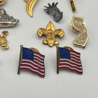 LOT 421: Collection of Pendants and Pins - Some Marked 925