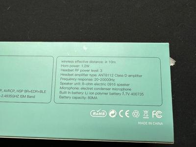 GLASSES WIRELESS HEADSET F-06