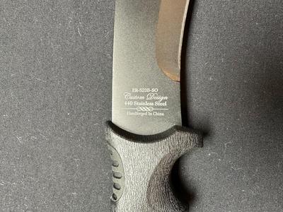 CUSTOM DESIGN “ELK RIDGE” HANDFORGED MACHETE WITH SHEATH