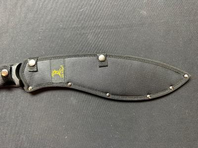 CUSTOM DESIGN “ELK RIDGE” HANDFORGED MACHETE WITH SHEATH