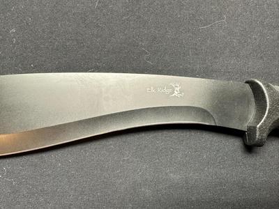 CUSTOM DESIGN “ELK RIDGE” HANDFORGED MACHETE WITH SHEATH