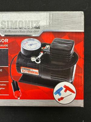 SIMONIZ 12-VOLT 250 PSI AIR COMPRESSOR