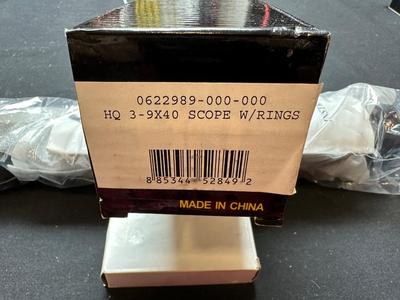 HQ ISSUE 3-9x40 ISSUE SCOPE WITH RINGS