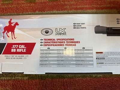 MARLIN LEVER ACTION .177cal BB RIFLE WITH 650 SHOT CAPACITY