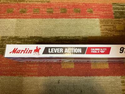 MARLIN LEVER ACTION .177cal BB RIFLE WITH 650 SHOT CAPACITY