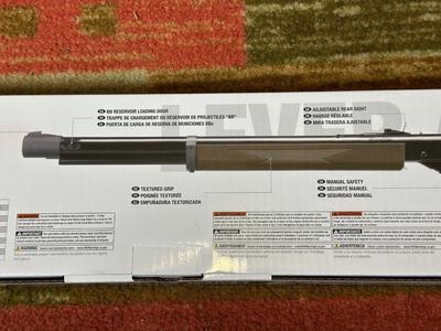 MARLIN LEVER ACTION .177cal BB RIFLE WITH 650 SHOT CAPACITY