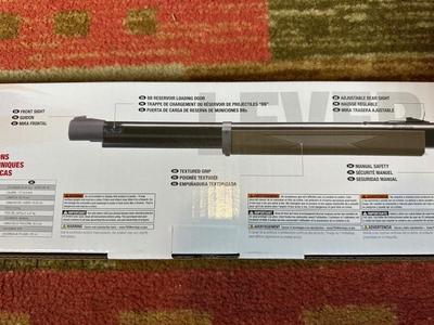 MARLIN LEVER ACTION .177cal BB RIFLE WITH 650 SHOT CAPACITY