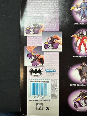 KENNER - LEGENDS OF BATMAN “BATCYCLE”