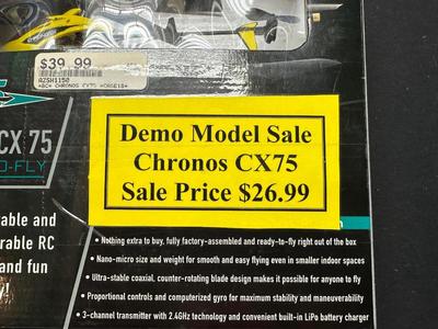 ARES CHRONOS CX 75 READY TO FLY HELICOPTER