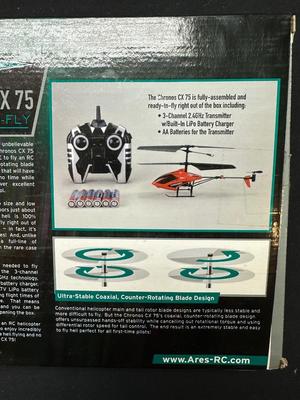 ARES CHRONOS CX 75 READY TO FLY HELICOPTER
