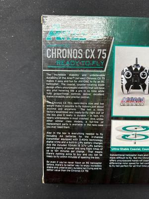 ARES CHRONOS CX 75 READY TO FLY HELICOPTER