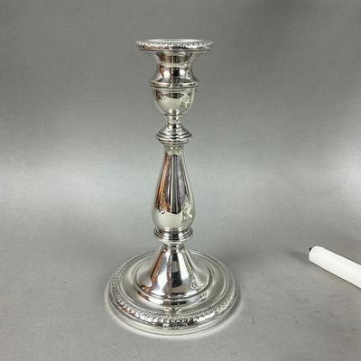 D645 Pair Of Sterling Silver Three Candlelabra Candlesticks By Mueck-Carey