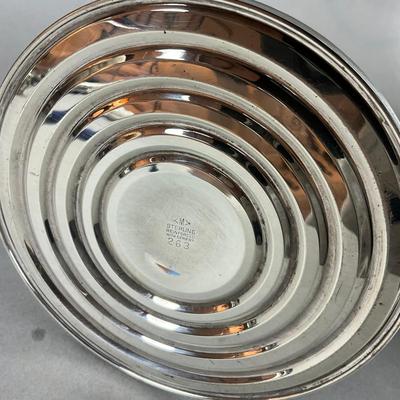 D645 Pair Of Sterling Silver Three Candlelabra Candlesticks By Mueck-Carey