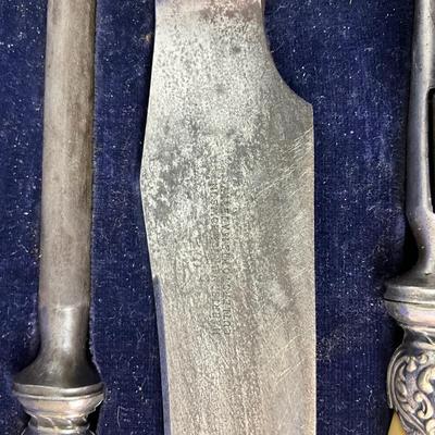 D647 Cased Harrison Brothers & Howson Three Piece Carving Set