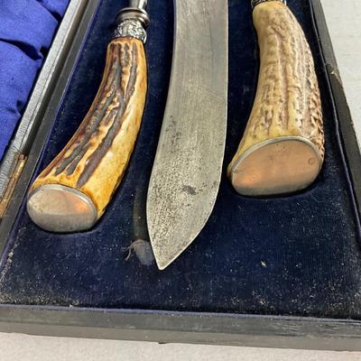 D647 Cased Harrison Brothers & Howson Three Piece Carving Set