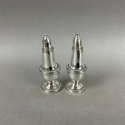 D649 Sterling Silver Empire Salt & Pepper Shakers