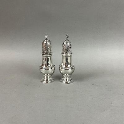 D651 Antique 1760 English George II Sterling Salt & Pepper Shakers