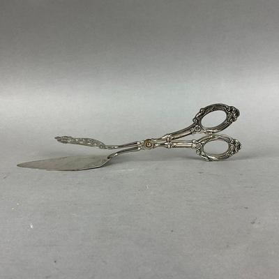 D655 WEB Sterling Silver Handle Pastry Server