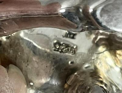 D664 Sterling Two Hump Camel Figure