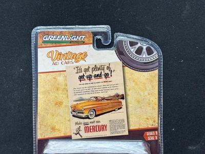 GREENLIGHT COLLECTIBLES VINTAGE AD CARS 1949 MERCURY EIGHT CONVERTIBLE