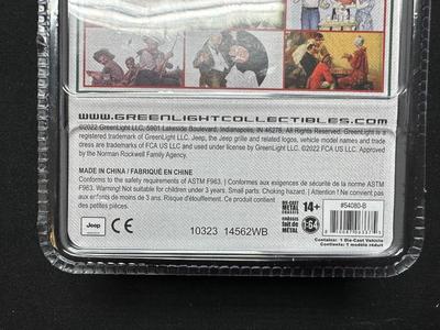 GREENLIGHT COLLECTIBLES LIMITED EDITION NORMAN ROCKWELL SERIES 5 1945 WILLYS MB JEEP