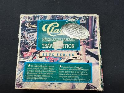 CLASSIC MAJOR LEAGUE BASEBALL BOARD GAME TRAVEL EDITION BLUE SERIES