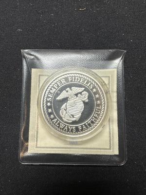 UNITED STATES MARINE CORPS PROOF COIN