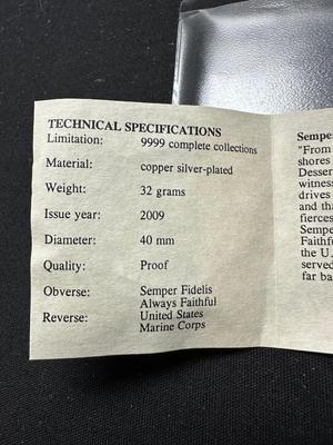 UNITED STATES MARINE CORPS PROOF COIN