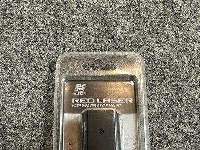 NCSTAR RED LASER WITH WEAVER STYLE MOUNT