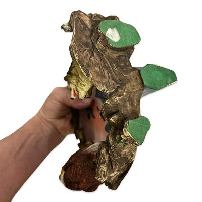 Sale Photo Thumbnail #507: Vintage 3D Eagle and Wolves Artwork Plate with Mountains
Approx. 8" in diameter