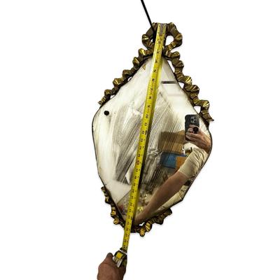 Sale Photo Thumbnail #519: Vintage Nurre Maestro  Wall Mirror Approx. 27" x 16" -mirror is very streaked as shown