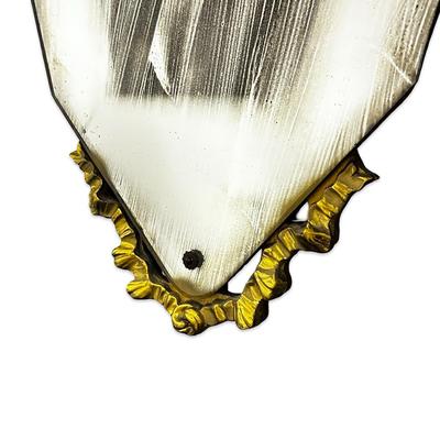 Sale Photo Thumbnail #523: Vintage Nurre Maestro  Wall Mirror Approx. 27" x 16" -mirror is very streaked as shown