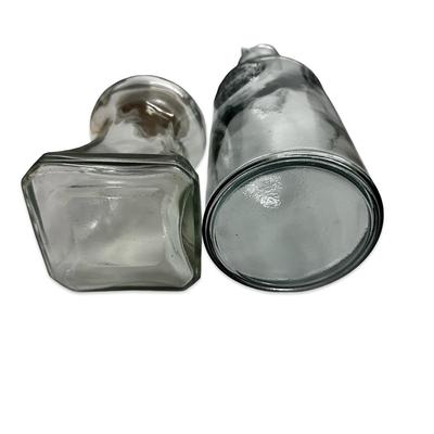 Sale Photo Thumbnail #544: Glass Recycled Pouring Bottle and Jar with Cork